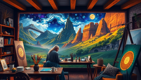 Elevate Your Creativity with Paint by Numbers Kits Featuring Famous Art from The Lord of the Rings