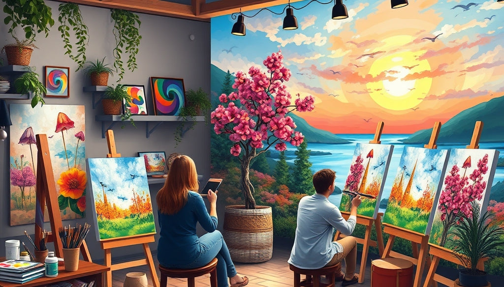 Explore the Wild: Wildlife and Nature Paint by Numbers Kits for Adults