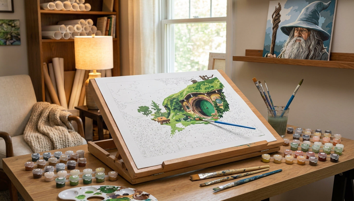 Get Your Own Shire: Cheap Lord of the Rings Paint by Numbers Kits for Beginners