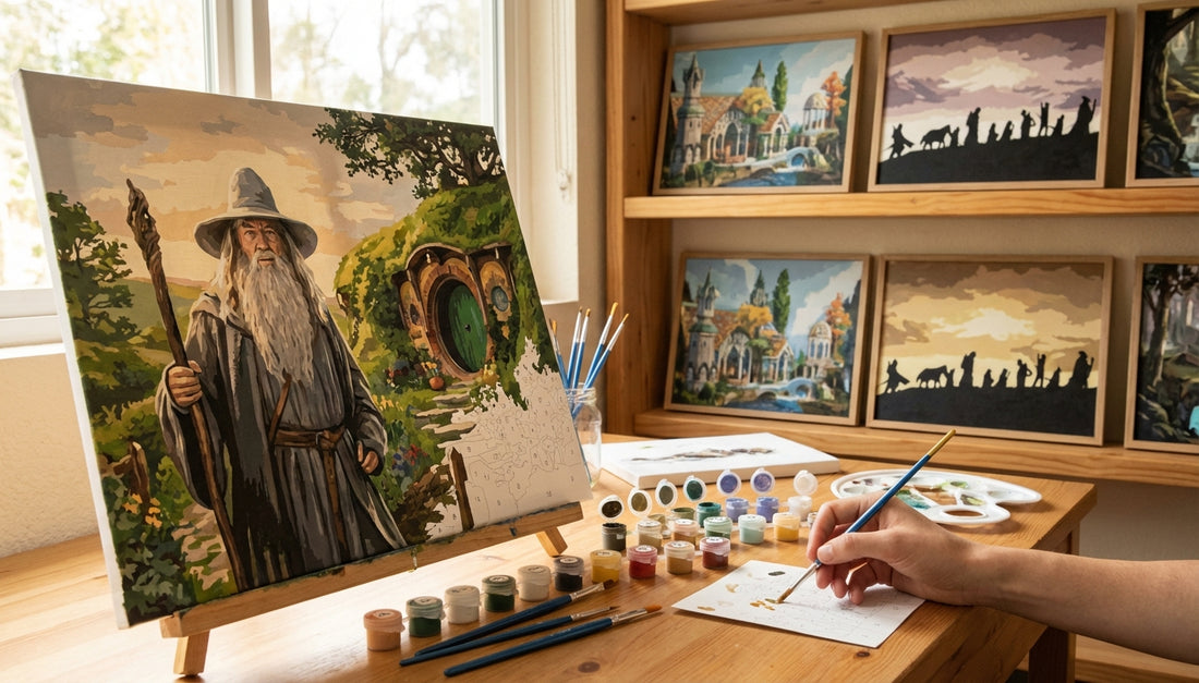 Unlock Creativity: Paint by Numbers Kits for Adults Who Love Tolkien Art