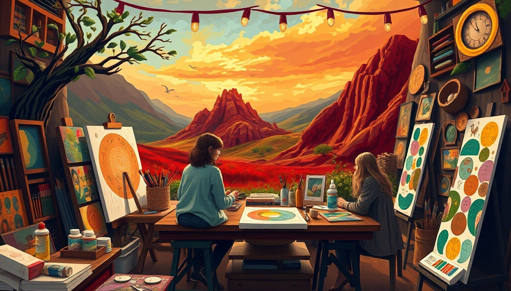 Best Paint by Numbers Kits for Adults Featuring Scenes from The Lord of the Rings