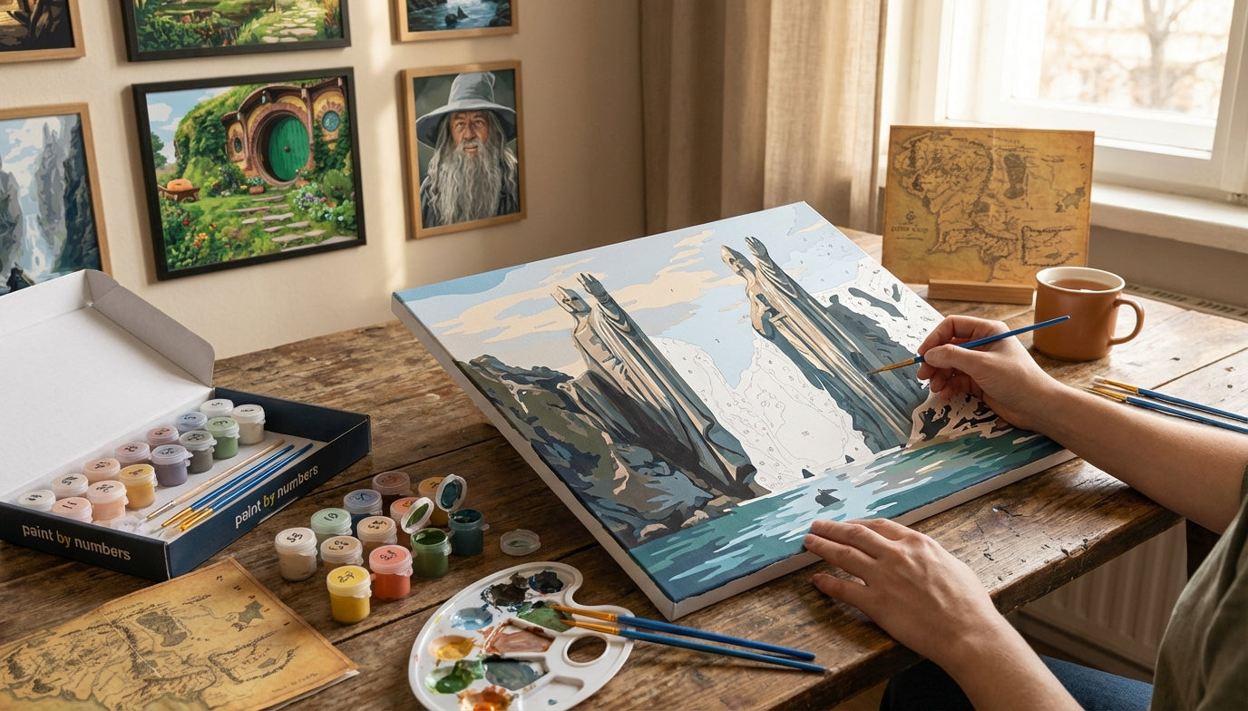 Your Journey Begins: Buy Lord of the Rings Paint by Numbers Kits with Free Shipping USA