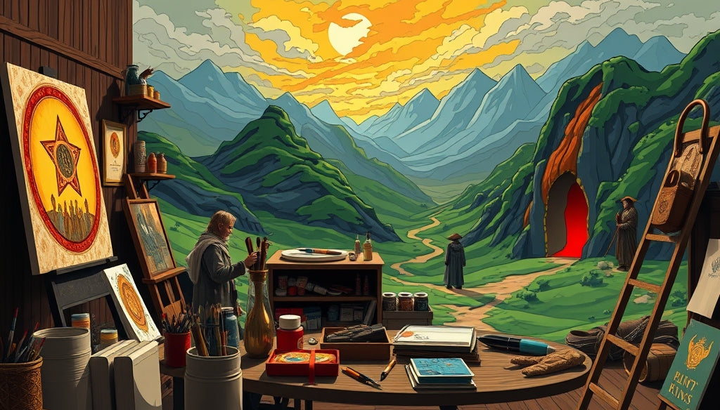 Relax and Unwind with High-Quality Lord of the Rings Paint by Numbers Kits for Sale Online