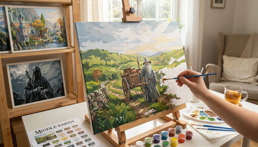 Paint Iconic Lord of the Rings Scenes: Kits with High-Quality Acrylic Paint