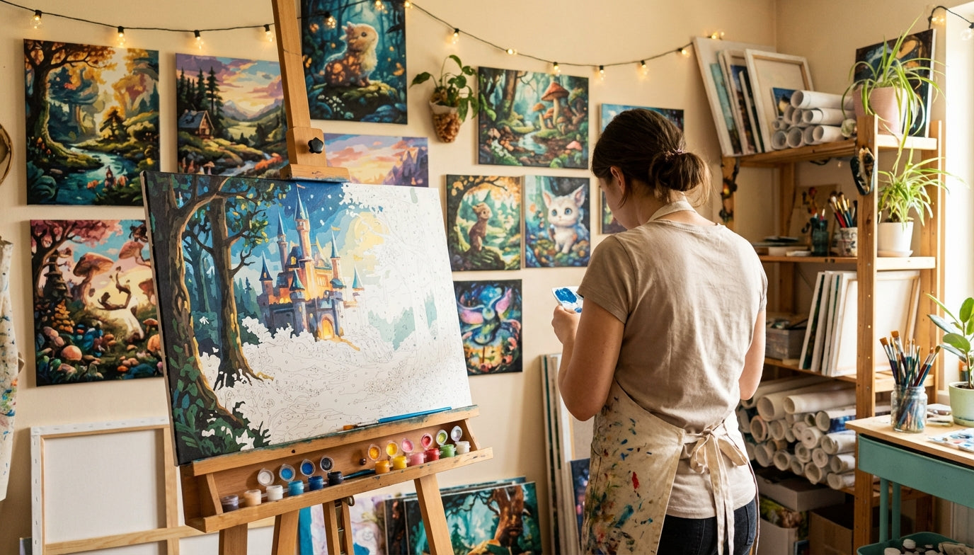 Fantasy PBN Kits: Escape Reality with Magical Art