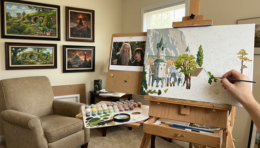 Your Journey to Mordor (or the Shire): A Step-by-Step LOTR Paint by Numbers Guide