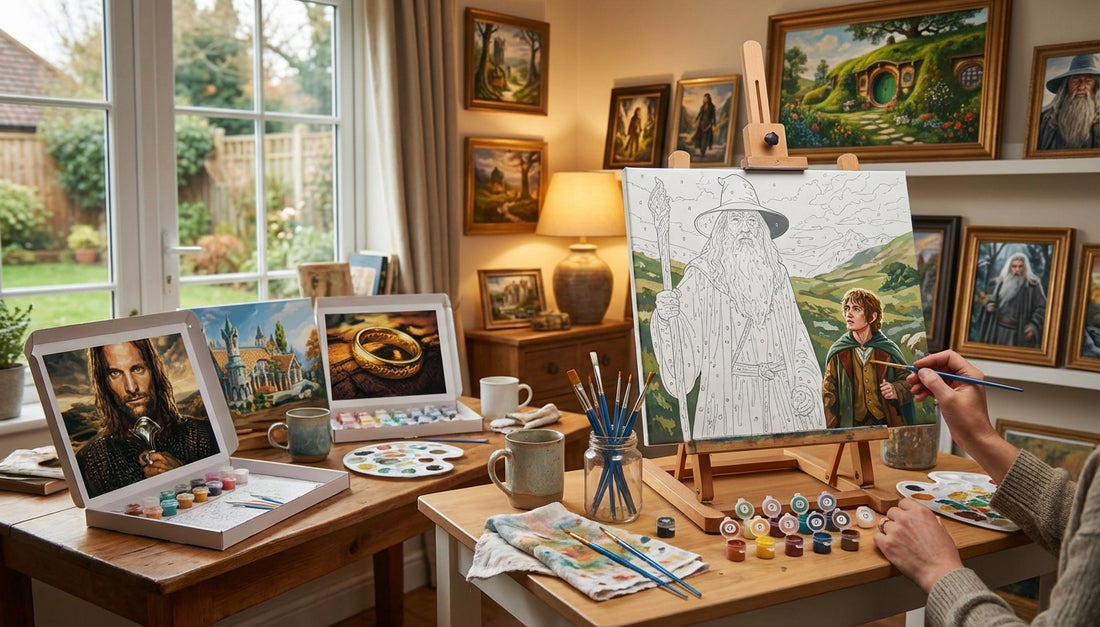 The Secret to Epic Lord of the Rings Artwork (It's Paint by Numbers!)