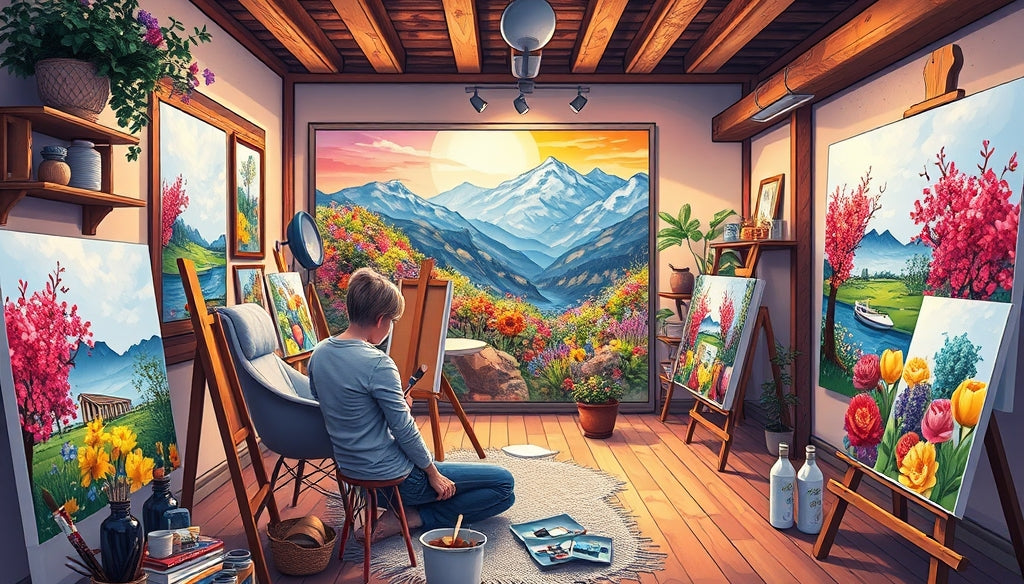 Where to Buy Premium Paint by Numbers Kits with Free Shipping USA