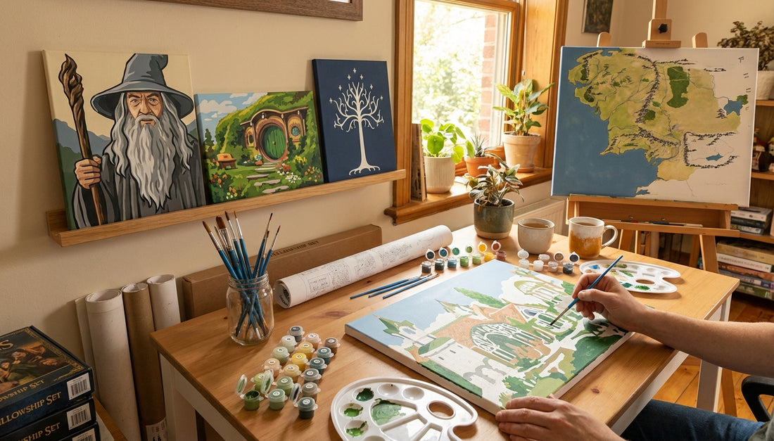 Get Your Own Precious: Lord of the Rings Paint by Numbers Sets with Fast Shipping