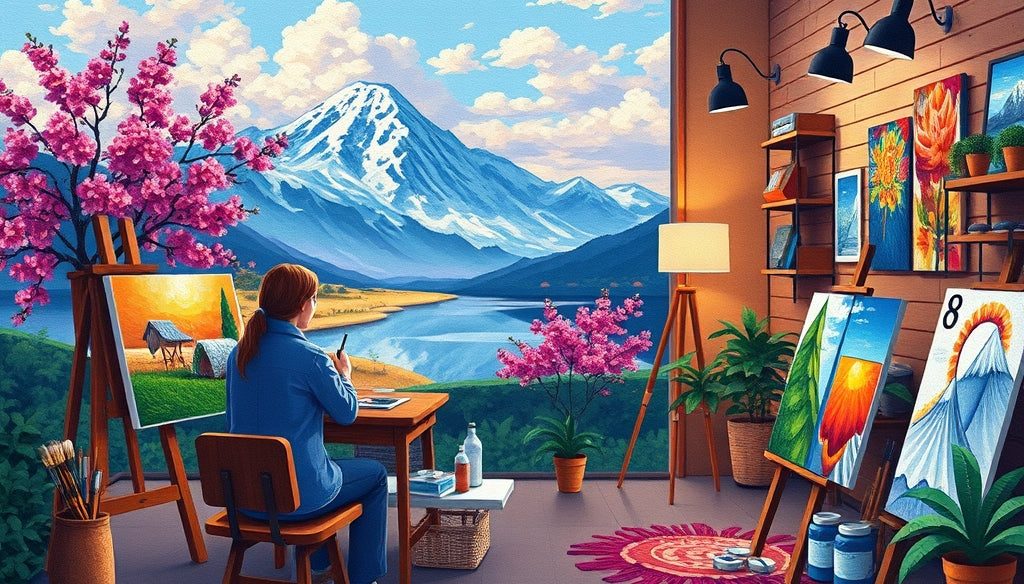 Create Your Own Paint by Numbers Canvas from an Image for Personal Touch