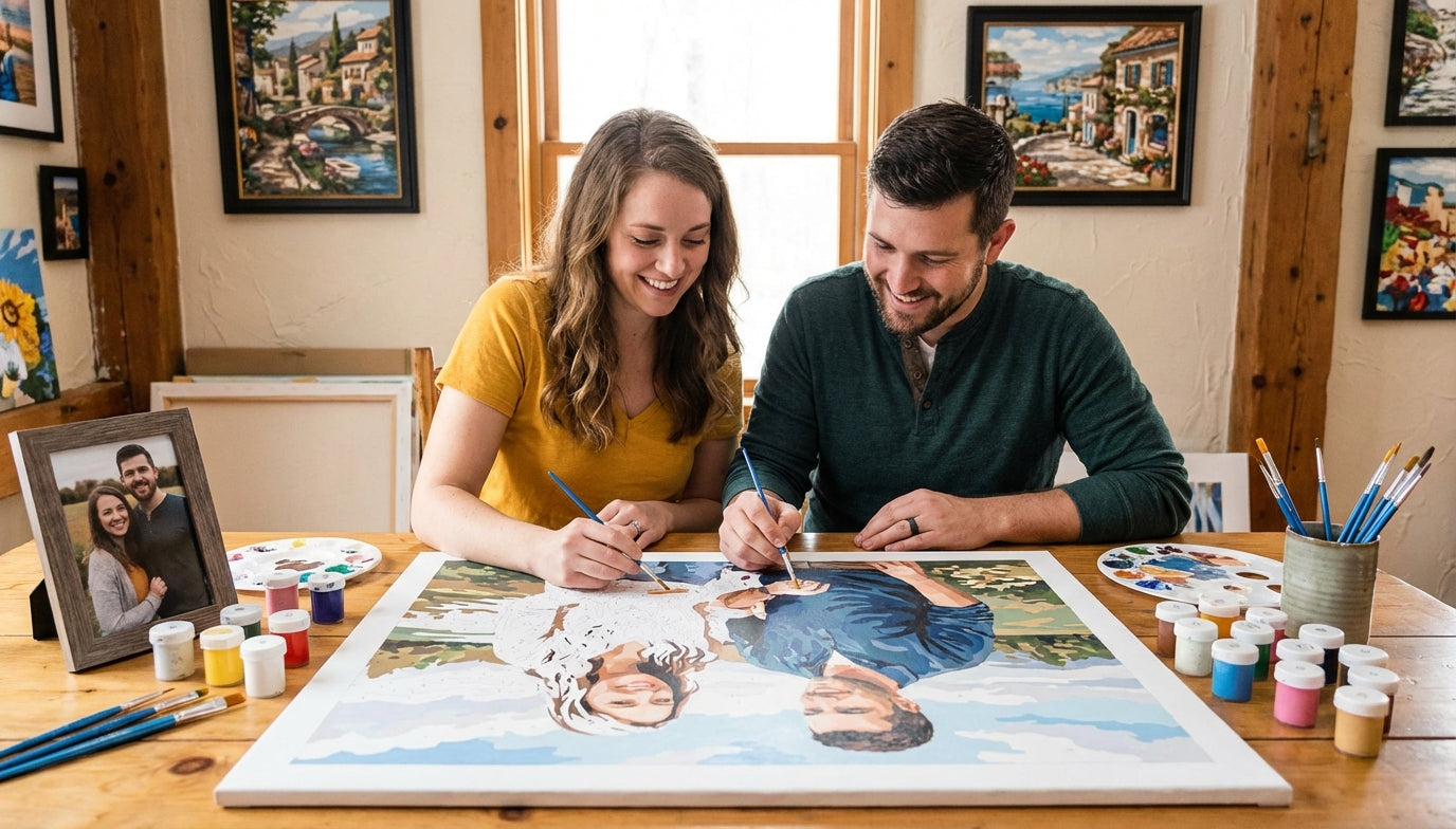 Custom PBN Kits for Couples: A Unique Gift Idea