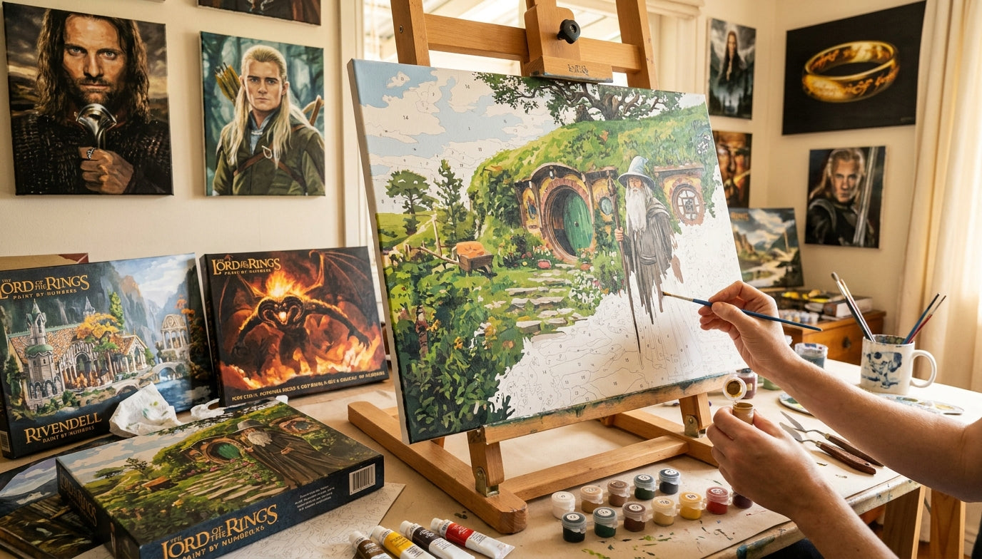 From Fan to Artist: Lord of the Rings Paint By Numbers on Sale with Fast Shipping