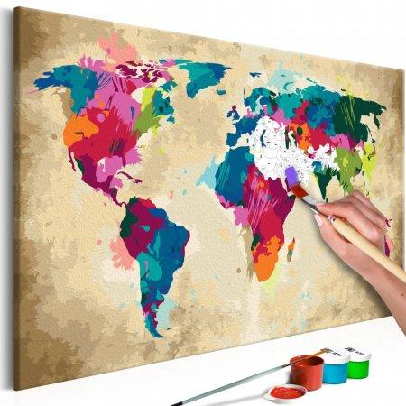How to travel the world with painting by numbers