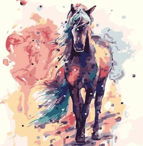 Paintings by numbers in a watercolor style that you can't miss!