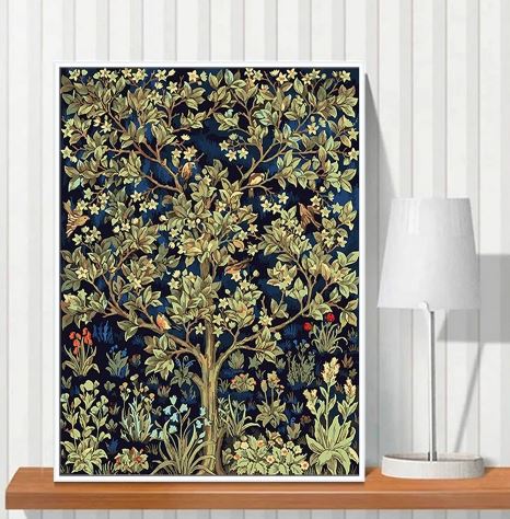 William Morris the father of the successful painting "Tree of Life"