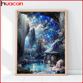 Fantasy Landscape Full Round Drill 5D Diamond Painting - 30x40cm - Diamond Painting