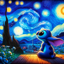 Stitch Cartoon Diamond Painting Kit - Handmade Home Decoration - Diamond Painting