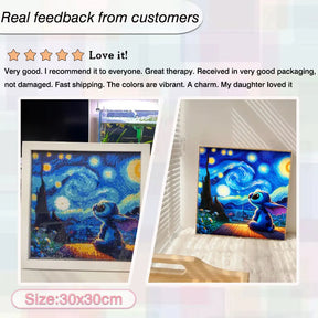 Stitch Cartoon Diamond Painting Kit - Handmade Home Decoration - Diamond Painting