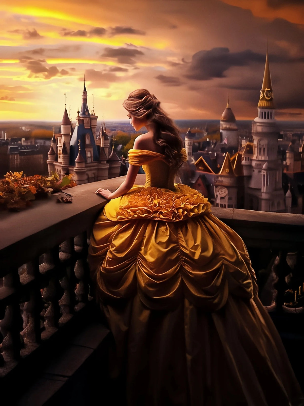 Sleeping Beauty Princess Jasmine Belle - Diamond Painting