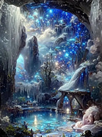 Fantasy Landscape Full Round Drill 5D Diamond Painting - 30x40cm - Paint by Numbers Kits for Adults