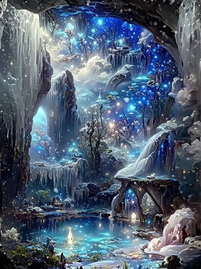 Fantasy Landscape Full Round Drill 5D Diamond Painting - 30x40cm - Diamond Painting