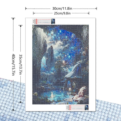Fantasy Landscape Full Round Drill 5D Diamond Painting - 30x40cm - Paint by Numbers Kits for Adults