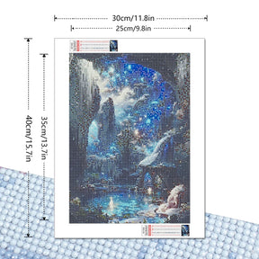 Fantasy Landscape Full Round Drill 5D Diamond Painting - 30x40cm - Diamond Painting