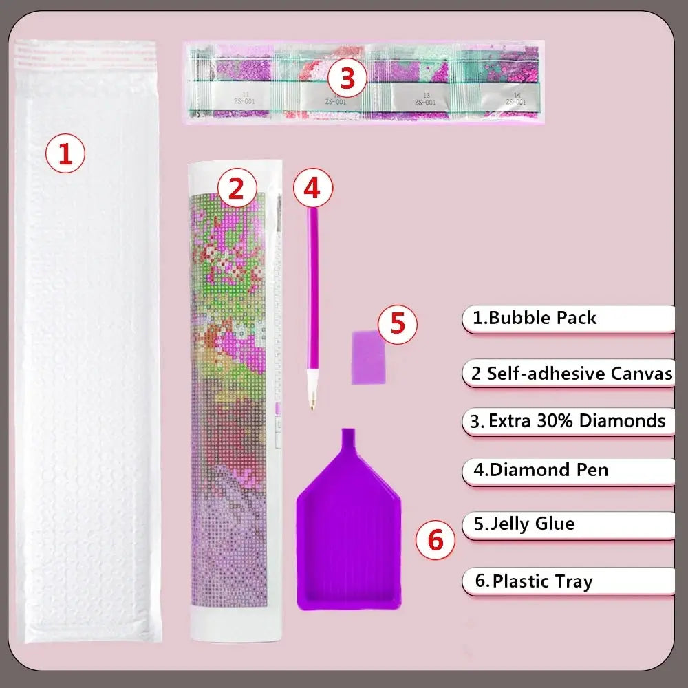 Fantasy Landscape Full Round Drill 5D Diamond Painting - 30x40cm - Paint by Numbers Kits for Adults