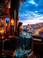 Disney Princess Diamond Painting Set - Jasmine, Belle & Sleeping Beauty - Paint by Numbers Kits for Adults