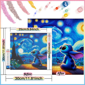 Stitch Cartoon Diamond Painting Kit - Handmade Home Decoration - Diamond Painting