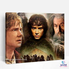 Legends of Middle-earth - Lord of the Rings - World Paint by Numbers™ Kits DIY