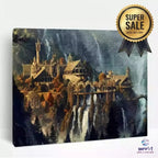 Rivendell Lord of the Rings Elf Kingdom  - Paint by Numbers Kits for Adults