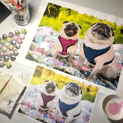 Custom Paint By Numbers Kits for Adults - Paint your Own Photo