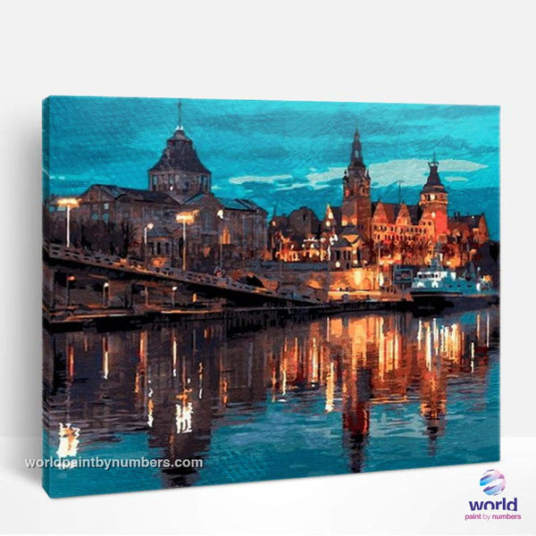 A night in Germany - World Paint by Numbers™ Kits DIY