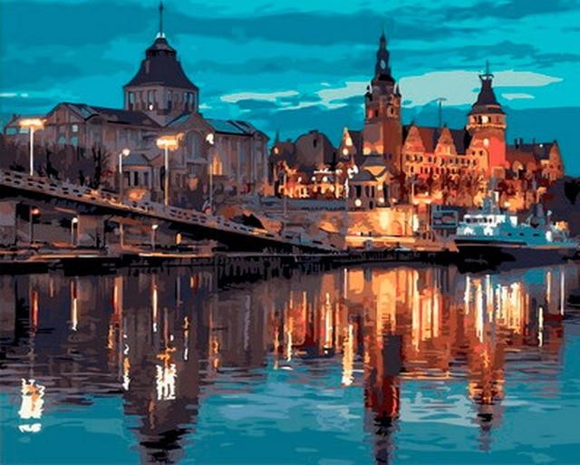 A night in Germany - World Paint by Numbers™ Kits DIY