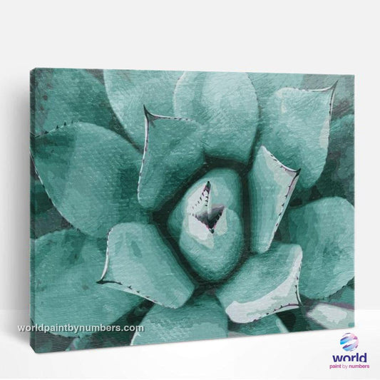 Agave - Leaf Collection - World Paint by Numbers™ Kits DIY