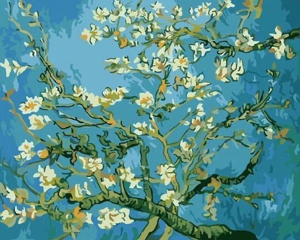Almond Blossoms by Vicent Van Gogh - World Paint by Numbers™ Kits DIY