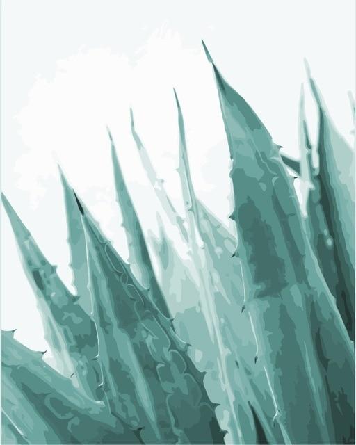 Aloe Vera - Leaf Collection - World Paint by Numbers™ Kits DIY