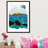 Alps in a Blue Summer - World Paint by Numbers™ Kits DIY