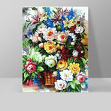 Amazing Flowers Basket - World Paint by Numbers™ Kits DIY
