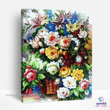 Amazing Flowers Basket - World Paint by Numbers™ Kits DIY