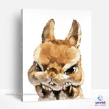 Angry Bunny - World Paint by Numbers™ Kits DIY