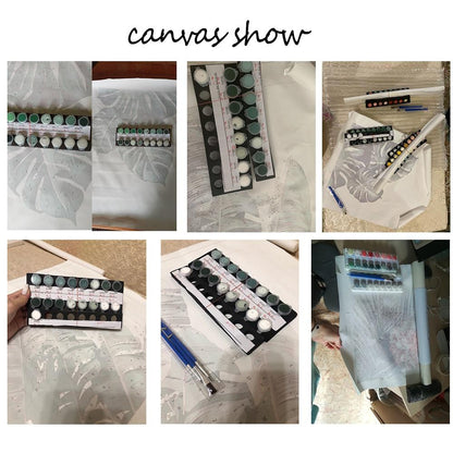 Areca Palm - Leaf Collection - World Paint by Numbers™ Kits DIY