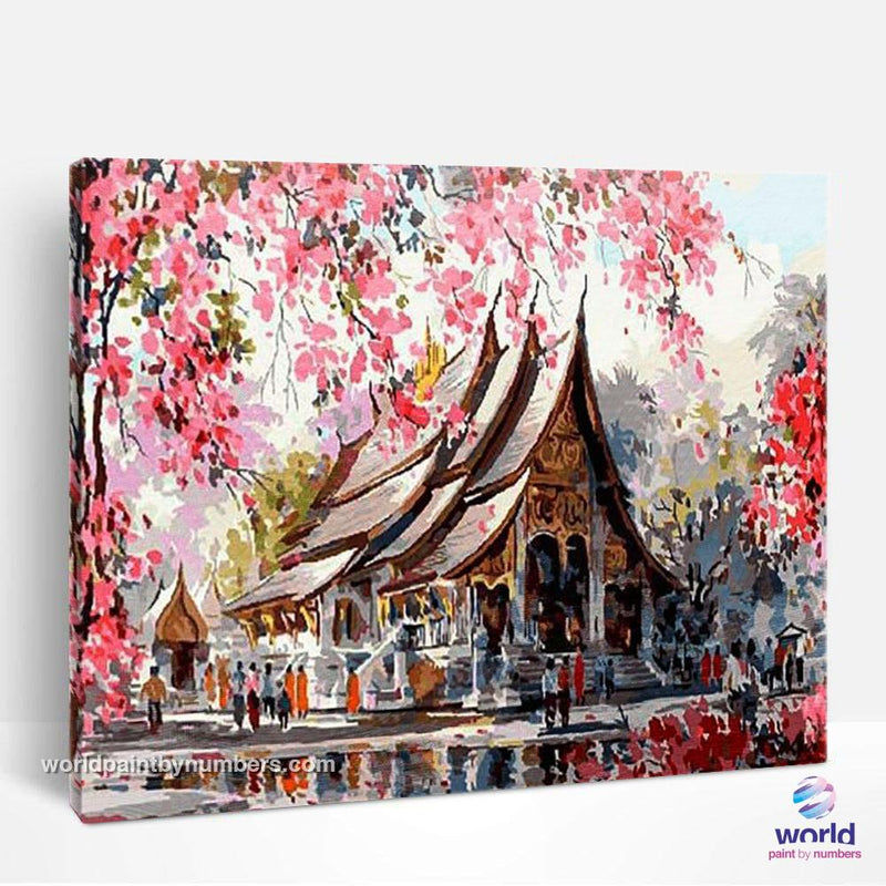 Asian Temple - World Paint by Numbers™ Kits DIY