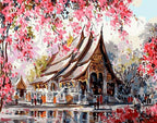 Asian Temple - World Paint by Numbers™ Kits DIY