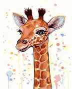 Baby Giraffe - World Paint by Numbers Kits DIY