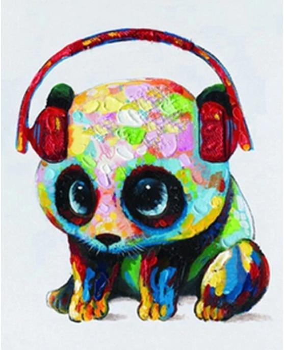 Baby Music Panda - World Paint by Numbers™ Kits DIY