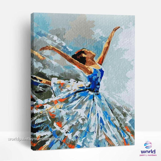 Beautiful Ballet Dancer - World Paint by Numbers™ Kits DIY