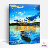 Blue Sky and Ocean - World Paint by Numbers™ Kits DIY