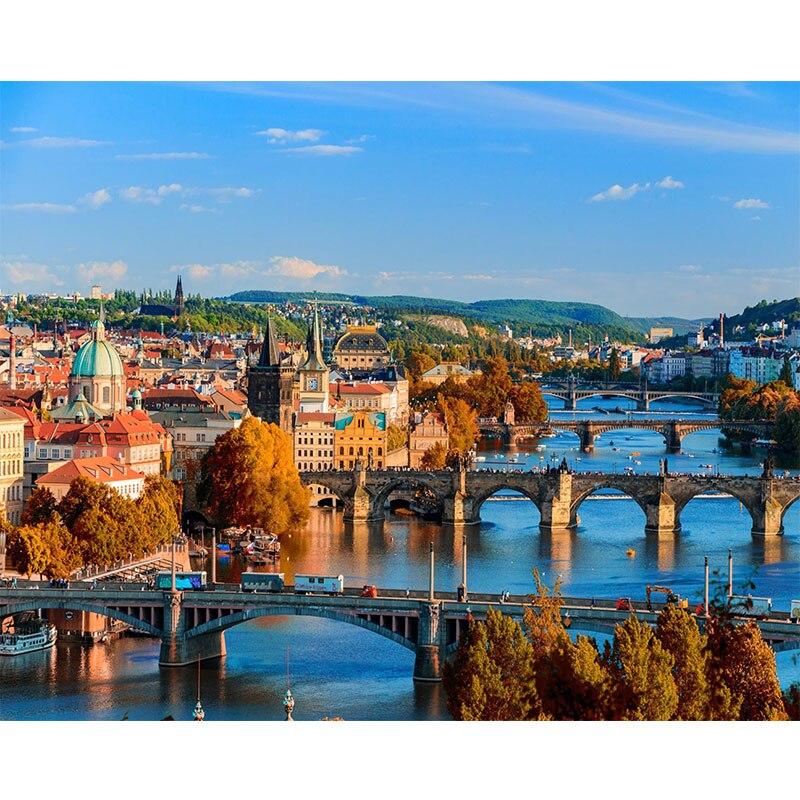 Bridges of Florence - World Paint by Numbers™ Kits DIY